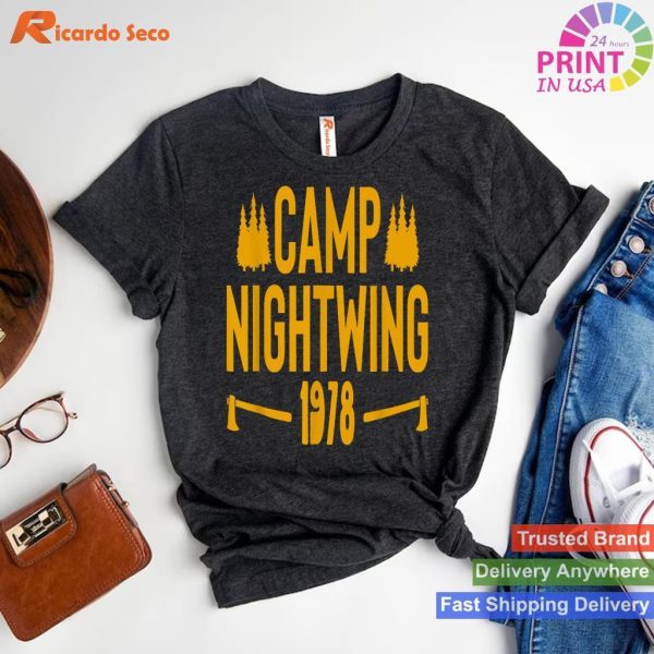 Spooky Camp Nightwing Embrace the Halloween Spirit T-shirt