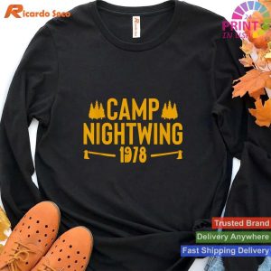Spooky Camp Nightwing Embrace the Halloween Spirit T-shirt