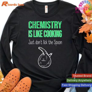 Spoon Caution Chemistry Humor Tee