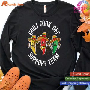 Supporting the Heat Team Quote for Chili Cook Off Fan T-shirt