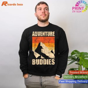Traveler's Companion Adventure Buddies for Backpacking & Hiking T-shirt