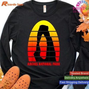 Utah's Beauty Arches National Park Hiking Camping Gift T-shirt