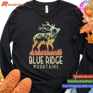 Vintage Blue Ridge Charm Embrace the Mountain's Allure T-shirt
