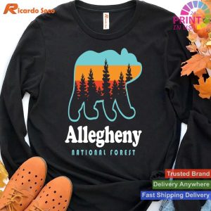 Wilderness Embrace Allegheny National Forest Bear  T-shirt