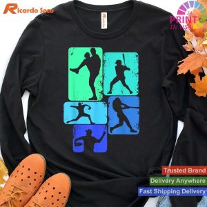 Youth Baseball Batter Ideal T-shirt for Kids and Men
