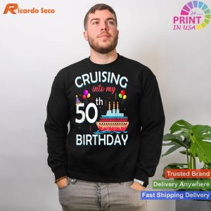 50-Year Milestone 50th Birthday Cruise T-shirt