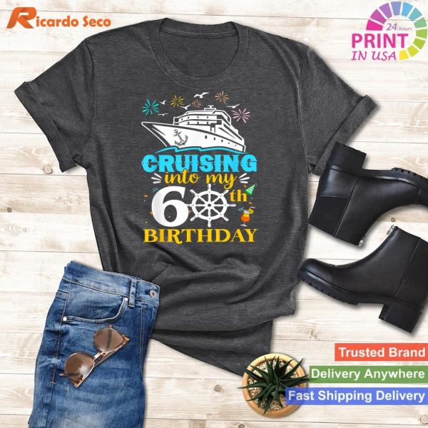 60-Year Voyage 60th Birthday Cruise T-shirt