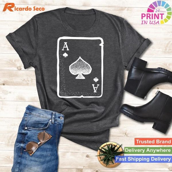 Ace of Spades Halloween Costume Poker Style 2 T-shirt