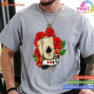 Ace of Spades & Hearts Poker T-shirt