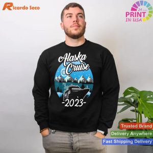 Alaskan Cruise 2023 T-shirt Journey to Alaska's Waters