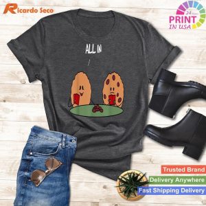All in Cookie Funny Chocolate Chip Poker T-shirt