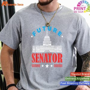 Aspiring Leadership Future Senator - Capitol Building Senate Tee