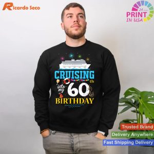 Awesome 60th Cruising into Birthday T-shirt