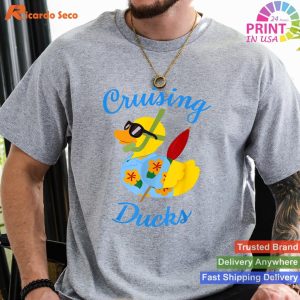 Beach Bum Duck Cruise Vacation Rubber Duck T-shirt