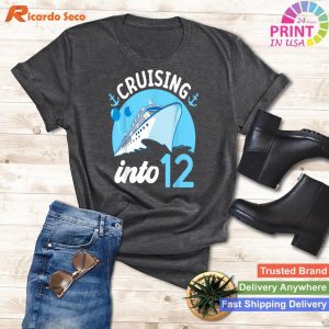 Birthday Voyage Cruising into 12th T-shirt