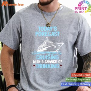 Boat Trip Laughs Funny Cruise Design for Men and Women T-shirt