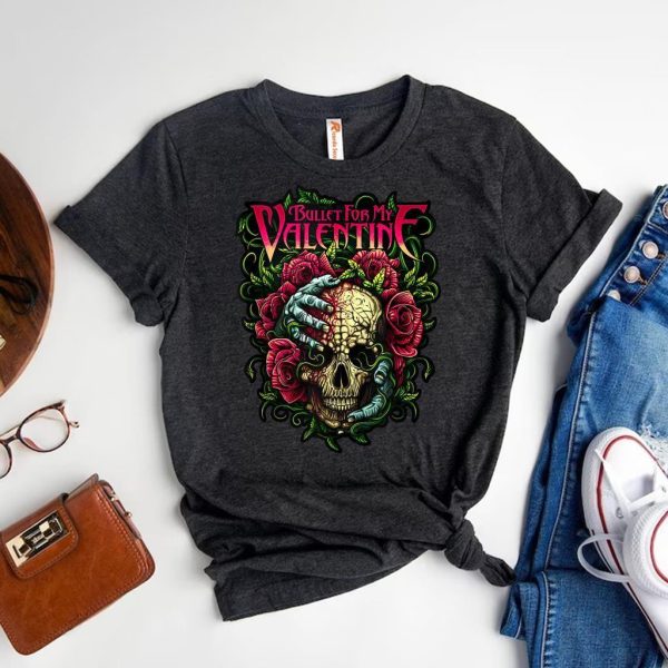 Bullet My Valentine A Skull Roses and Blood Horror Theme