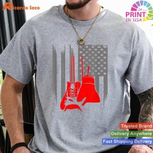 Celebrate Your Patriotism with American Flag Boxing Apparel - Must-Have Boxer T-shirts