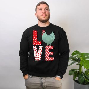 Chicken Love Cute Hearts Valentine is Tee for All