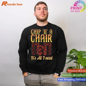 Chip And A Chair Poker T-shirt