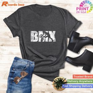 Cool Distressed Bmx For Bmx Riders T-shirt
