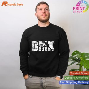 Cool Distressed Bmx For Bmx Riders T-shirt