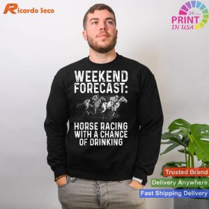 Cool Horse Racing Design For Men Women Derby Horse Racing T-shirt