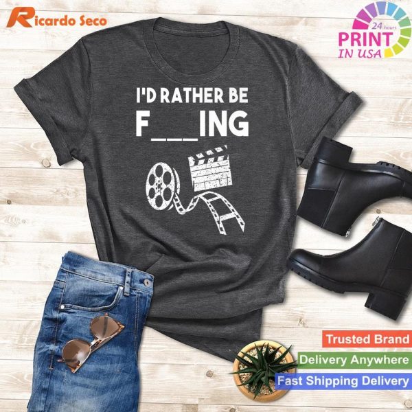 Cool Movie Director Gag T-Shirt - Premium Gift for Filmmakers