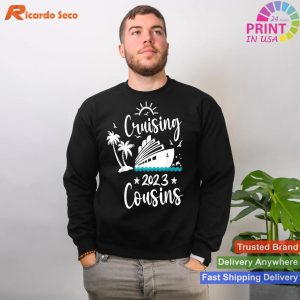 Cousin Cruise Laughs Funny Matching Cruise 2023 T-shirt