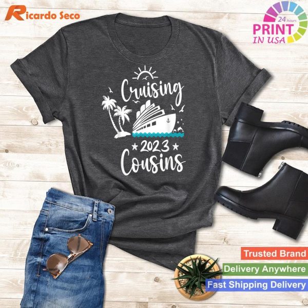 Cousin Cruise Laughs Funny Matching Cruise 2023 T-shirt