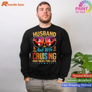 Cruise 2024 Bliss Husband-Wife Vacation Tee for Couples