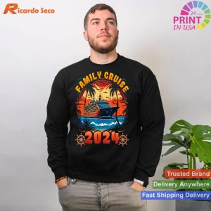 Cruise Adventure Family Vacation 2024 T-shirt