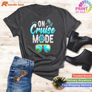Cruise Essentials On Cruise Mode Family Vacation Squad T-shirt
