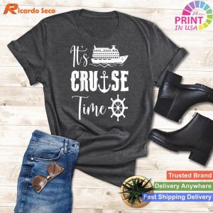 Cruise O'Clock It's Cruise Time Funny Lover T-shirt