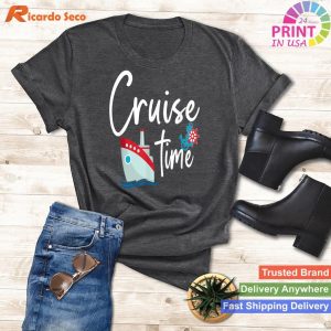 Cruise Time Fun Funny Ship Lover Graphic T-shirt