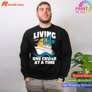 Cruiser's Journey Living Life One Cruise At A Time T-shirt