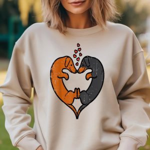 Dachshund Valentine Heart Wiener Design for Men, Women & Kids