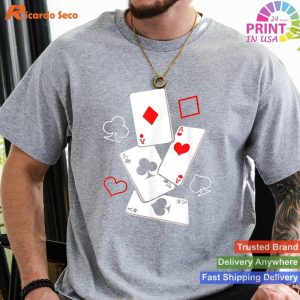 Deck Of Cards Heart Spade Club Diamond T-shirt
