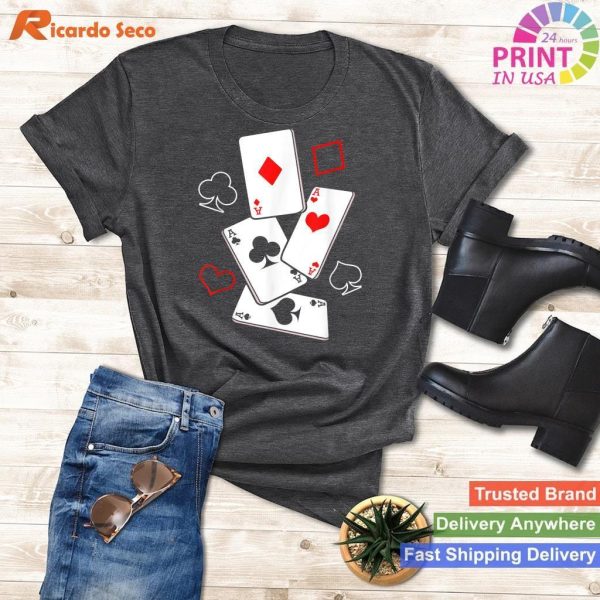 Deck Of Cards Heart Spade Club Diamond T-shirt