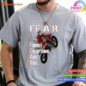 Dirtbike Motocross Forget Everything And Ride Mx T-shirt
