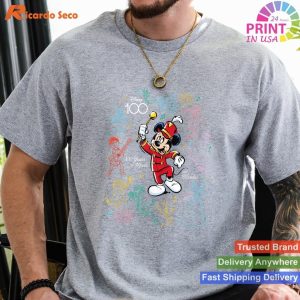 Disney 100 Years of Music and Wonder Mickeyu2019s Music D100 T-shirt