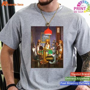 Dogs Playing Poker A Friend in Need T-shirt