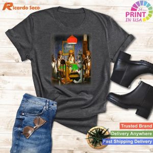 Dogs Playing Poker Funny Dog Lover Art T-shirt