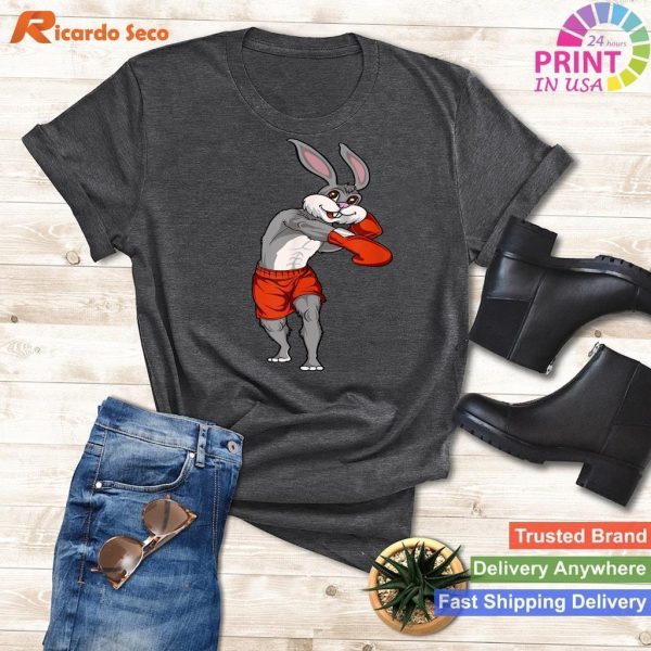 Easter Celebration Easter Bunny boxing rabbit T-shirt