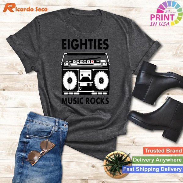 Eighties Music Rocks T-shirt