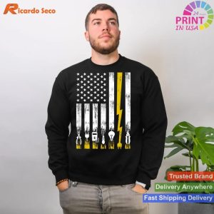 Electrical Engineer & Lineman Humorous Electrician Art T-Shirt