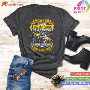Electrician Lineman & Electrical Engineer Electricity Wiring T-Shirt