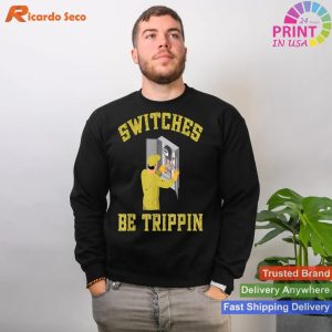 Electrician's Funny Electrical Design T-Shirt for Men