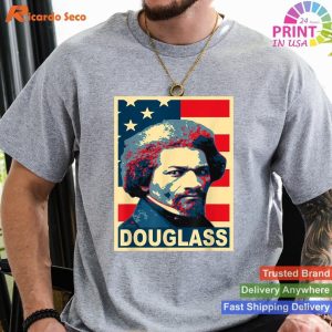 Emancipation Echo Frederick Douglass - American Hero Tee