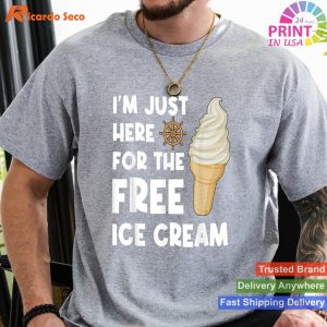 Family Cruise Treats Free Ice Cream T-shirt